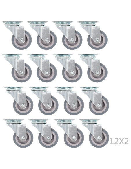 Ruote Girevoli 144 pz 50 mm