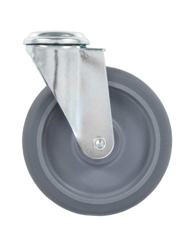 Ruote Girevoli con Foro per Bullone 8 pz 125 mm