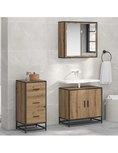 Credenza Rovere artigianale 35.5 x 35 x 76 cm