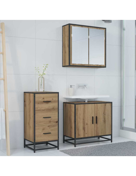 Credenza Rovere artigianale 35.5 x 35 x 76 cm