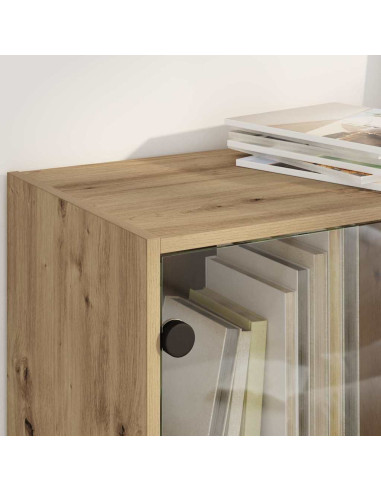 Credenza Rovere artigianale 68 x 37 x 142 cm Legno multistrato