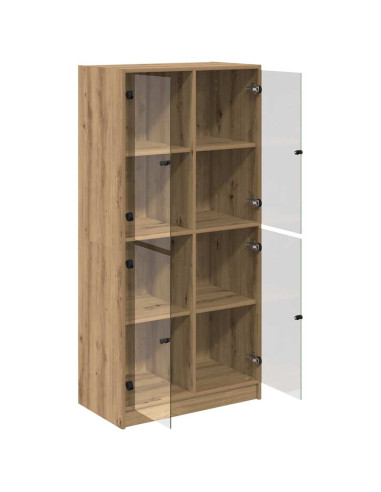 Credenza Rovere artigianale 68 x 37 x 142 cm Legno multistrato