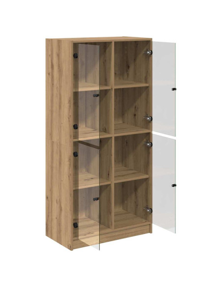 Credenza Rovere artigianale 68 x 37 x 142 cm Legno multistrato