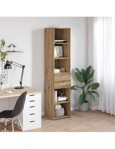 Credenza con cassetto Rovere artigianale 40 x 42,5 x 185 cm