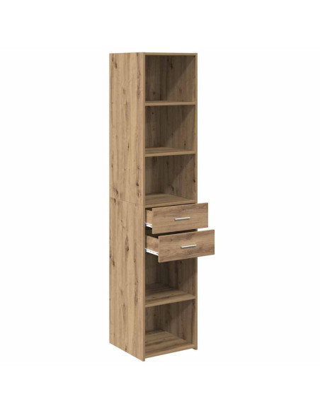 Credenza con cassetto Rovere artigianale 40 x 42,5 x 185 cm