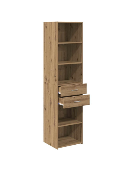 Credenza con cassetto Rovere artigianale 45 x 42,5 x 185 cm