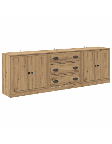 Sideboards 3 pcs Rovere artigianale 70 x 35,5 x 67,5 cm