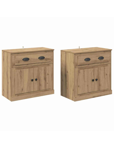 Sideboards 2 pcs Rovere artigianale 70 x 35,5 x 67,5 cm