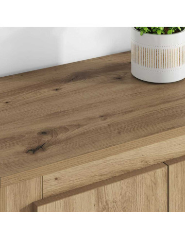Credenza 3 pcs Rovere artigianale Legno multistrato