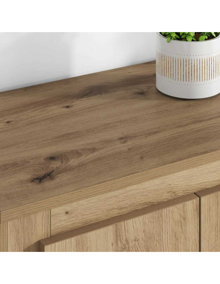 Credenza 3 pcs Rovere artigianale Legno multistrato