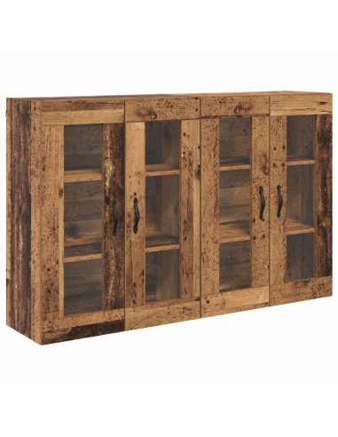 Armadi da Parete 2 pcs Legno vecchio 69,5 x 34 x 90 cm