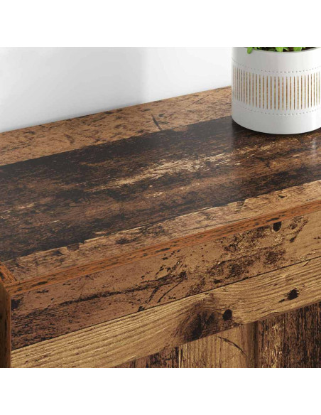 Mobile a muro 2 pcs Legno vecchio 69,5 x 34 x 90 cm