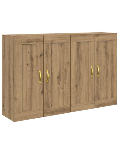 Mobile a muro 2 pcs Rovere artigianale 69,5 x 34 x 90 cm