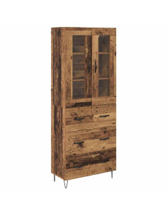 Credenza Legno vecchio 69,5 x 34 x 90 cm Legno multistrato 2