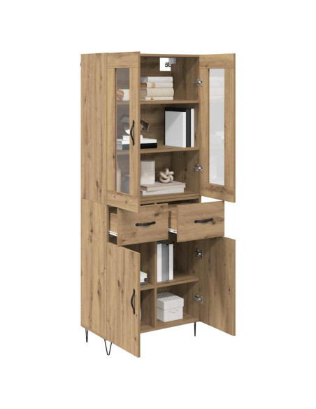 Credenza Rovere artigianale 69,5 x 34 x 90 cm Legno multistrato