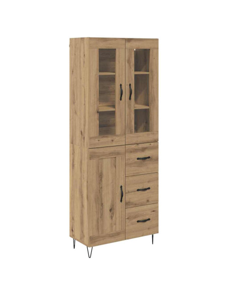Credenza Rovere artigianale 69,5 x 34 x 90 cm Legno multistrato