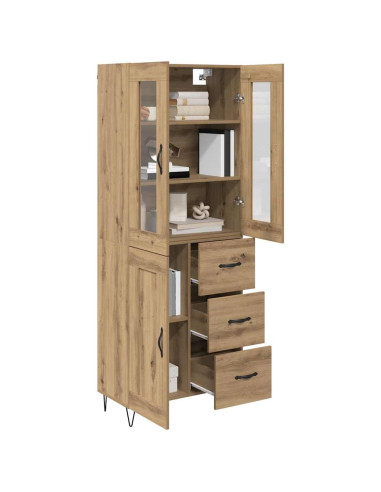 Credenza Rovere artigianale 69,5 x 34 x 90 cm Legno multistrato