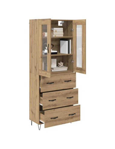 Credenza Rovere artigianale 69,5 x 34 x 90 cm Legno multistrato