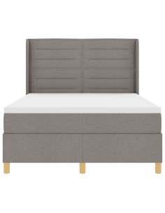 Letto a molle con materasso Talpa 140 x 190 cm Tessuto 2