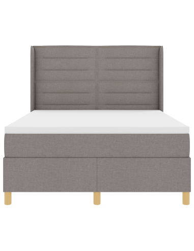 Letto a molle con materasso Talpa 140 x 190 cm Tessuto