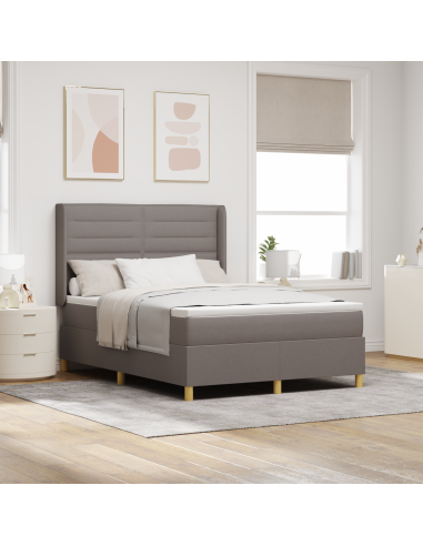 Letto a molle con materasso Talpa 140 x 190 cm Tessuto