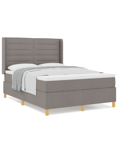 Letto a molle con materasso Talpa 140 x 200 cm Tessuto