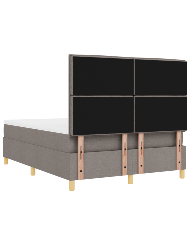 Letto a Sorgente LED con materasso Talpa 140 x 190 cm Tessuto