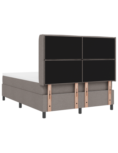 Letto a Sorgente LED con materasso Talpa 140 x 190 cm Tessuto