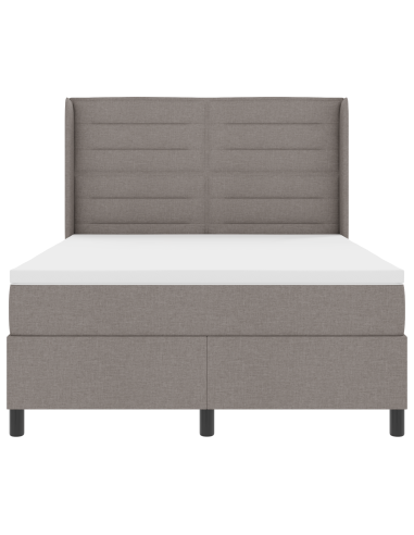 Letto a Sorgente LED con materasso Talpa 140 x 190 cm Tessuto