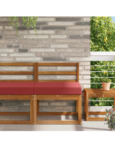 Cuscino per divano da esterno Rosso vino 60 x 60 x 8 cm