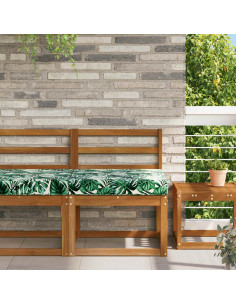 Cuscino per divano da esterno Motivo Foglia 60 x 60 x 8 cm