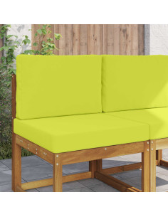 Cuscino per divano da esterno 2 pcs Verde Poliestere