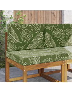 Cuscino per divano da esterno 2 pcs Design a foglia Poliestere