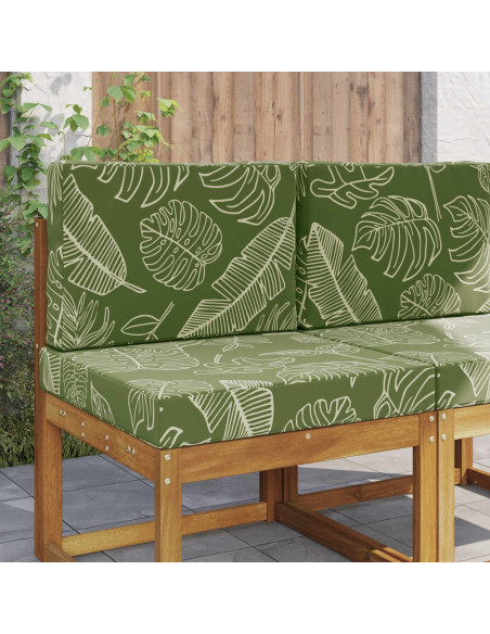 Cuscino per divano da esterno 2 pcs Design a foglia Poliestere