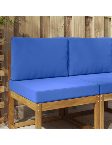 Cuscino per divano da esterno 2 pcs Turchese Poliestere