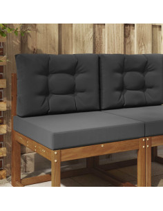 Cuscino per divano da esterno 2 pcs Antracite Poliestere
