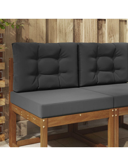 Cuscino per divano da esterno 2 pcs Antracite Poliestere