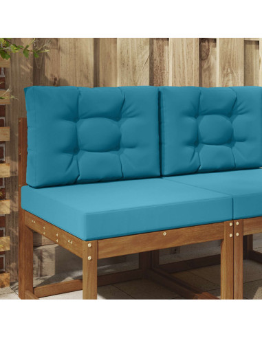 Cuscino per divano da esterno 2 pcs Blu Reale Poliestere