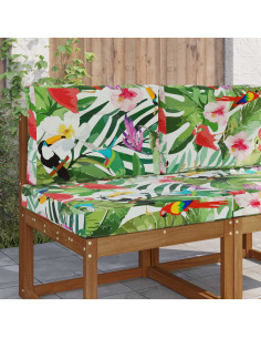 Cuscino per divano da esterno 2 pcs colorato Poliestere