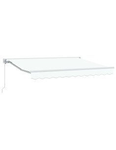 Tenda retrattile manuale Bianco 3 x 2,5 m