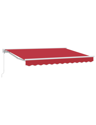 Tenda retrattile manuale Rosso 3 x 2,5 m