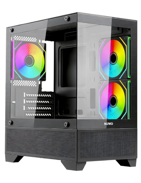 CASE MATX-TOWER NO PSU FLOW FK100 3FAN ARGB F&S GLASS