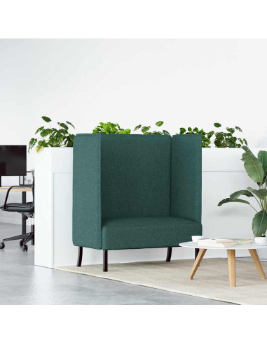 Divano alto 101cm Verde scuro Tessuto