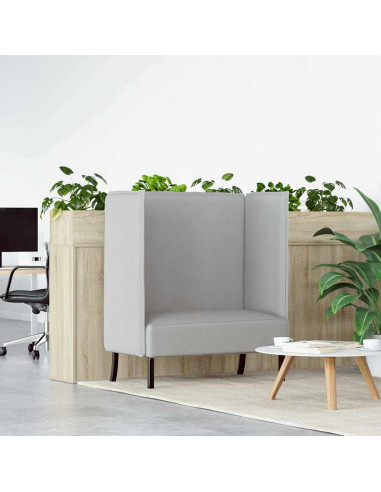 Divano alto 101cm Grigio nuvola Tessuto