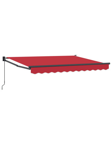 Tenda retrattile manuale Rosso 3,5 x 2 m