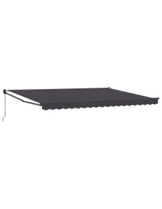 Tenda retrattile manuale Antracite 4 x 2 m