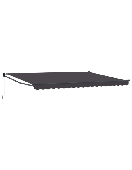 Tenda retrattile manuale Antracite 4 x 2 m