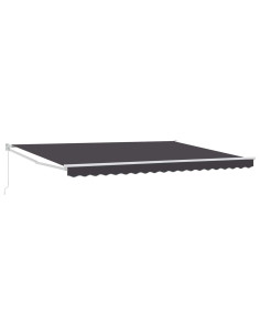 Tenda retrattile manuale Antracite 4 x 2 m