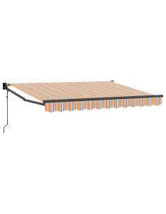 Tettuccio Elettrico Retrattile Arancione, Grigio e Blu