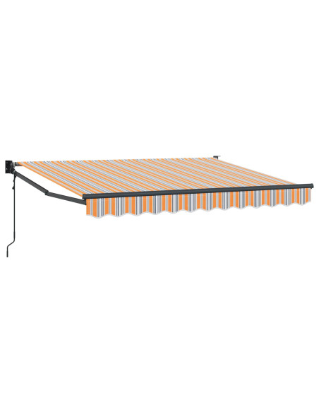 Tettuccio Elettrico Retrattile Arancione, Grigio e Blu